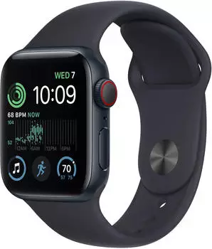 Apple Watch SE 2022 4G 40mm Mitternacht Sportarmband Mitternacht