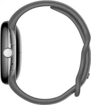 Google Pixel Watch 4G Polished Silver Sportarmband Charcoal – Standalone-Betrieb und Konnektivität für unterwegs