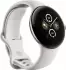 Google Pixel Watch 4G Polished Silver Sportarmband Chalc