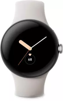Google Pixel Watch Bluetooth Polished Silver Sportarmband Chalc – Routenplanung und Navigation