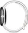 Google Pixel Watch Bluetooth Polished Silver Sportarmband Chalc