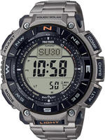 CASIO PRO TREK Chronograph Quarzuhr, Armbanduhr, Herrenuhr, Solar, Stoppfunktion,