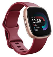 Fitbit Versa 4 Himbeerrot Aluminium in Kupferrose