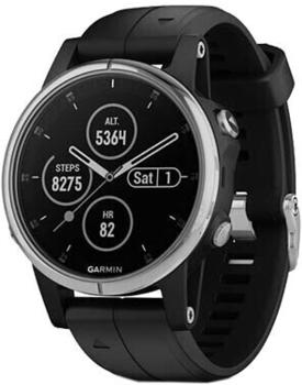 Garmin fenix 5s Plus Sapphire Silver with Blackband