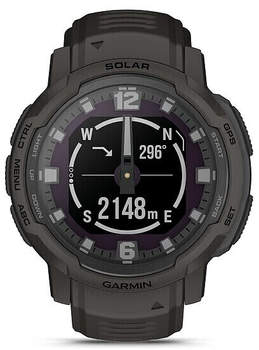 Garmin Instinct Crossover Solar Graphite – Entdecken Sie die Vielseitigkeit der Garmin Instinct Crossover Solar Graphite