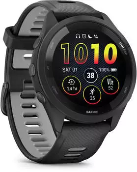 Garmin Forerunner 265 Schwarz – Umfassendes Tracking für vielseitige Sportarten