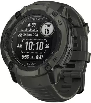 Garmin Instinct 2X Solar Moosgruen