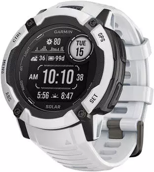 Garmin Instinct 2X Solar Steinweiss
