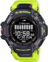 Smartwatch CASIO G-SHOCK "GBD-H2000", bunt (gelb, schwarz, gelb, pink), Smartwatches,