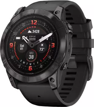 Garmin Epix™ Pro Gen 2 Sapphire 51mm Schwarz/Carbongrau Titan + Silikon-Armband – Entdecken Sie die Vielseitigkeit der Garmin Epix™ Pro Gen 2 Sapphire