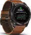 Garmin Epix™ Pro Gen 2 Sapphire 51mm Schwarz/Carbongrau Titan + Leder-Armband