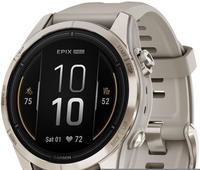 Garmin Epix™ Pro Gen 2 Sapphire 42mm Beige/Softgold + Silikon-Armband