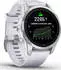 Garmin Epix™ Pro Gen 2 Standard 42mm Steinweiss/Silber + Silikon-Armband