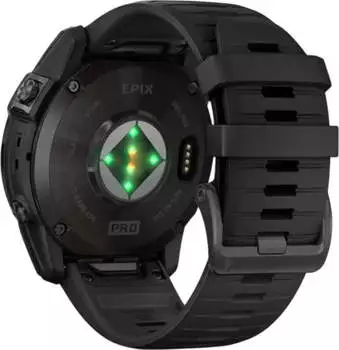 Garmin Epix™ Pro Gen 2 Standard 51mm Schwarz/Schiefergrau + Silikon-Armband – Umfassendes Gesundheits-Tracking für den aktiven Alltag