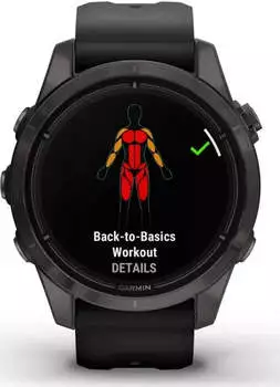 Garmin Epix™ Pro Gen 2 Sapphire 42mm Schwarz/Carbongrau Titan + Silikon-Armband – Die Revolution am Handgelenk: Garmin Epix™ Pro Gen 2 Sapphire 42mm