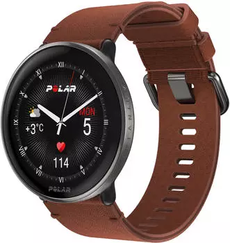 Polar Ignite 3 Titanium (Lederarmband)