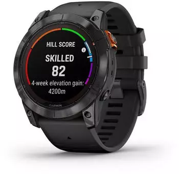 Garmin fēnix&reg; 7X Pro Solar Schiefergrau + Armband Schwarz