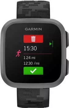Garmin Bounce Schwarz graviert