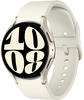 Samsung Galaxy Watch6 - 40 mm - intelligente Uhr mit Sportband - Cream - Bandgröße: