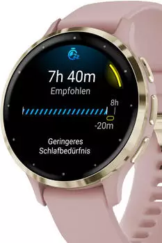 Garmin Venu 3S Dust Rose/Softgold Silikon-Armband