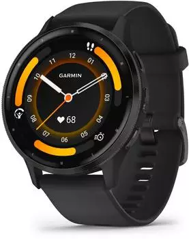 Garmin Venu 3 Schwarz/Schiefergrau Silikon-Armband