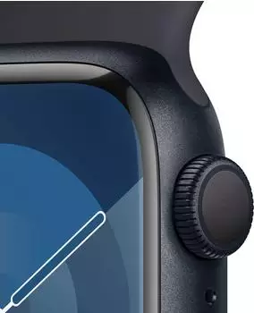 Apple Watch Series 9 GPS 41mm Aluminium Mitternacht Sportarmband Mitternacht M/L – Ein Meisterwerk der Technik und des Designs