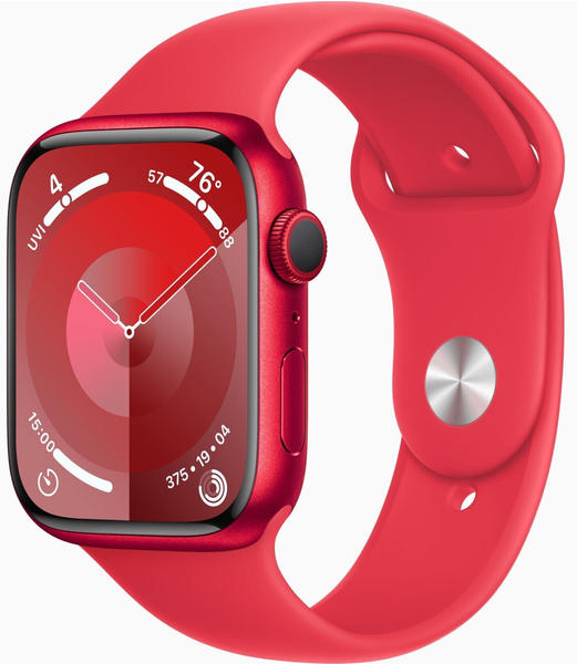Apple Watch Series 9 4G 45mm Aluminium PRODUCT(RED) Sportarmband PRODUCT(RED) S/M