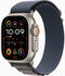 Apple Watch Ultra 2 Titan Alpine Loop Blau Large