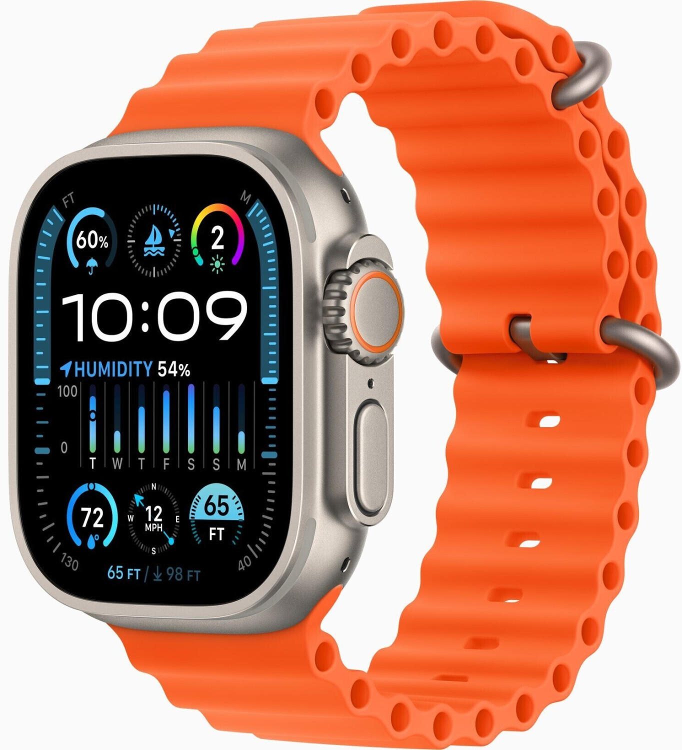 Watch Orange Apple ab Test - Ultra 2 Titan Armband 830,69 € Ocean