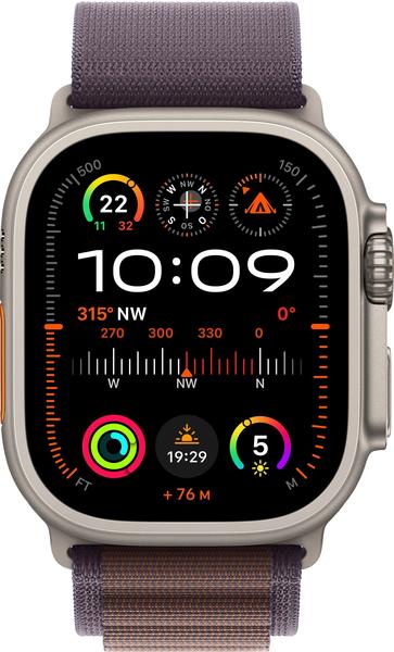 Apple Watch Ultra 2 Titan Alpine Loop Indigo Small