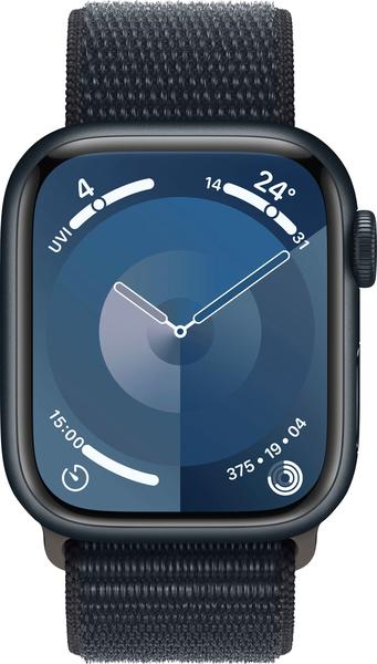 Apple Watch Series 9 4G 41mm Aluminium Mitternacht Sport Loop Mitternacht
