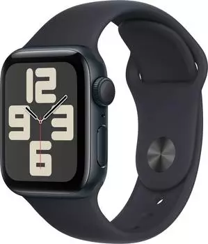 Apple Watch SE 2022 GPS 40mm Mitternacht Sportarmband Mitternacht S/M
