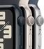 Apple Watch SE 2022 GPS 40mm Silber Sportarmband Sturmblau M/L