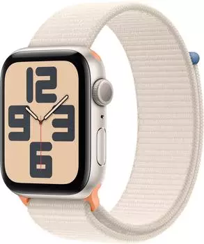 Apple Watch SE 2022 GPS 44mm Polarstern Sport Loop Polarstern