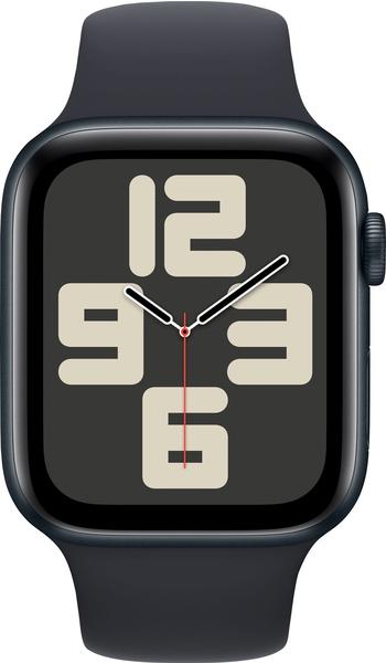 Apple Watch SE 2022 GPS 44mm Mitternacht Sportarmband Mitternacht S/M