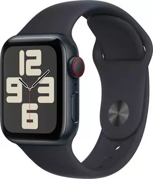 Apple Watch SE 2022 4G 40mm Mitternacht Sportarmband Mitternacht S/M