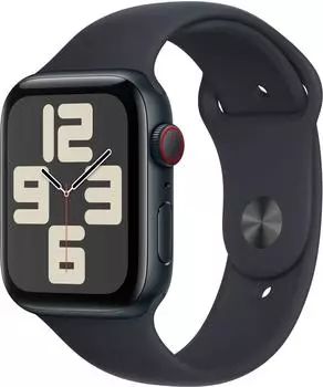 Apple Watch SE 2022 4G 44mm Mitternacht Sportarmband Mitternacht S/M