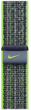 Apple Nike Sport Loop 45mm Bright Green/Blau
