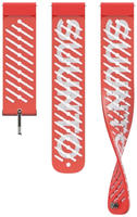 Suunto SS050962000, Suunto - 22 ATH5 Silicone Strap - Armband rot