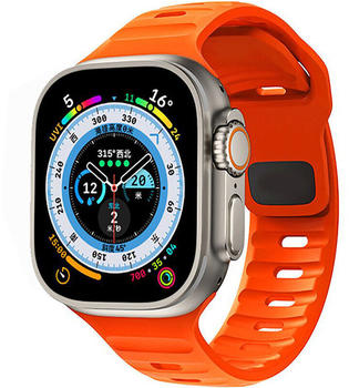 Tech-Protect Iconband Line für Apple Watch 49/45/44/42 mm, Orange