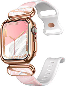 Supcase Cosmo Luxe für Apple Watch 45/44 mm, Marmor Rosa