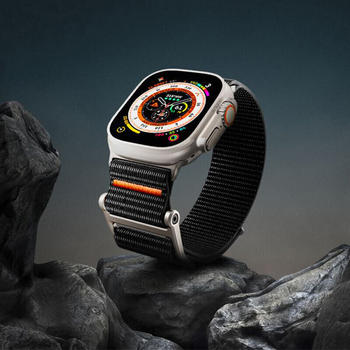 Spigen für Apple Watch 49/45/44/42 mm, DuraPro Flex Ultra Band, Schwarz