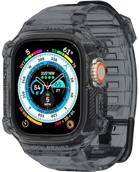 Spigen für Apple Watch Ultra 2/1 49 mm, Rugged Armor Pro, Rauchfarben