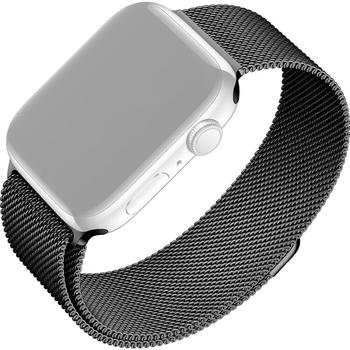 FIXED Mesh Strap für Apple Watch 49/45/44/42 mm, Schwarz