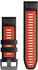 Garmin QuickFit 26 Silikonarmband schwarz/rot (010-13281-06)