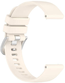 Wigento Xiaomi Watch S3 Ersatzarmband weiß (48638)