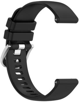 Wigento Xiaomi Watch S3 Ersatzarmband schwarz (48637)