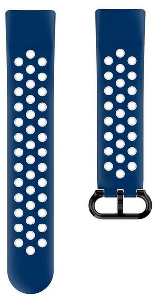 Hama Sportarmband für Fitbit Charge 5 blau/grau
