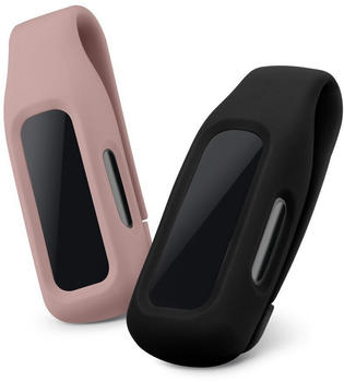 kwmobile Clip Halter kompatibel mit Fitbit Inspire 3 / Inspire 2 / Ace 3 - Silikon Fitnesstracker Halterung - ohne Tracker