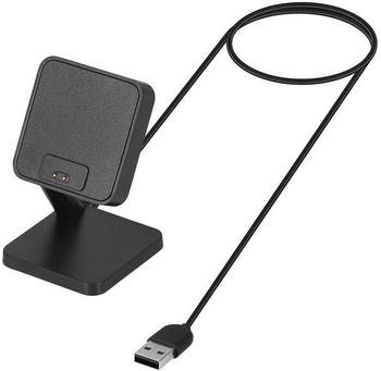 kwmobile USB Ladegerät kompatibel mit Xiaomi Mi Band 8 Pro - USB Kabel Charger Stand - Smart Watch Ladestation - Docking Station - Ladekabel mit Standfunktion